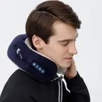 Дорожная подушка-массажер inRelax, синяя