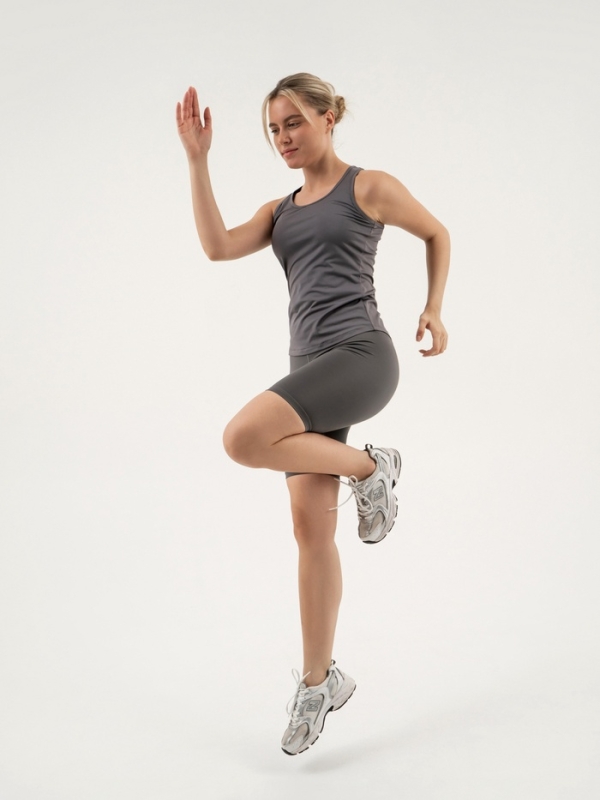 Велосипедки женские Resport, р. 46, цвет серый, базовые