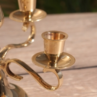 Подсвечник на 5 свечей, латунь 20х20х23 см