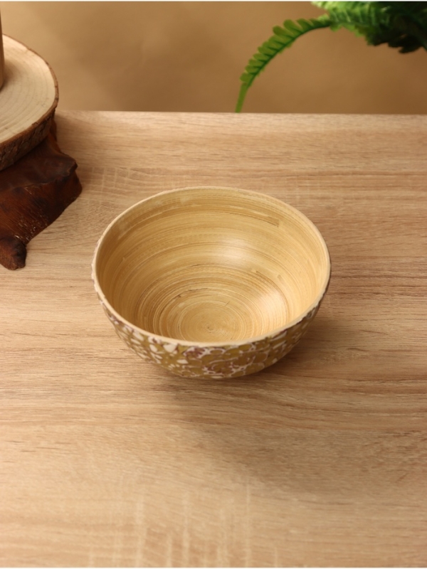 Миска 14х14х7 см, бамбук