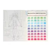 CYBER anime coloring book