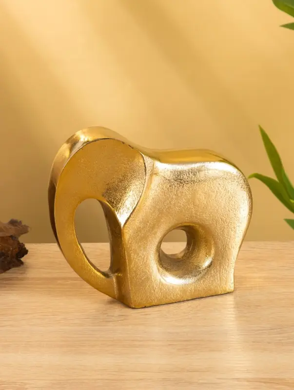 Сувенир интерьерный "Слон" 16х5х14 см, алюминий