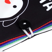 Книжка - шуршалка Крошка Я &laquo;Зверята&raquo; развивающая по методике Г. Домана, 12х12 см.