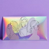 Набор  конвертов для денег &laquo;Тебе&raquo;, голография, 5 шт