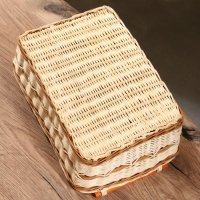 Корзина плетеная 30x22x11 см, ротанг