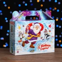 Коробка подарочная складная "Навстречу Радости" 23 х 8,5 х 23 см