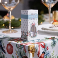 Светодиодная фигура &laquo;Белый фонарь с щелкунчиком&raquo; 5 &times; 12 &times; 5 см, пластик, батарейки AG13х3 (в комплекте), свечение тёплое белое