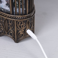 Светодиодная фигура «Фонарь с Дедом Морозом и оленями» 13 × 25.5 × 8 см, пластик, батарейки ААх3 (не в комплекте), USB, свечение тёплое белое Светодиодная фигура «Фонарь с Дедом Морозом и оленями» 13 × 25.5 × 8 см, пластик, батарейки ААх3 (не в комплекте), USB, свечение тёплое белое