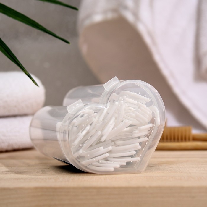 Зубная нить в пластиковом держателе, невощеная, 40 шт. Зубная нить в пластиковом держателе, невощеная, 40 шт.