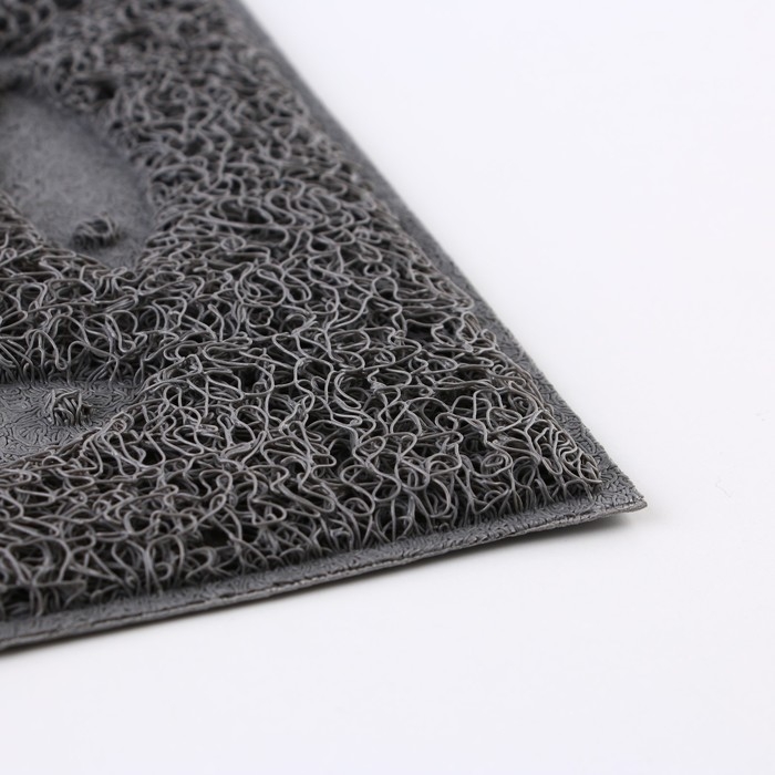 Коврик универсальный под миску и лоток &laquo;&lrm;Рыбки&raquo;&lrm;, 30х40 см, серый