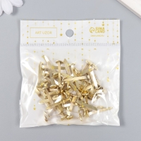 Брадсы для творчества металл "Золотые" набор 50 шт 2,5 см Брадсы для творчества металл "Золотые" набор 50 шт 2,5 см