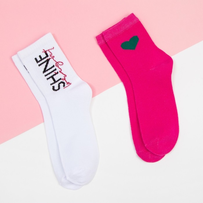 Набор женских носков KAFTAN "Shine&ldquo; 2 пары, р. 36-39 (23-25 см)