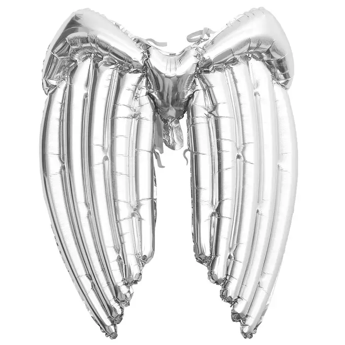 Фольгированные крылья &laquo;Серебряные&raquo;, 85 см