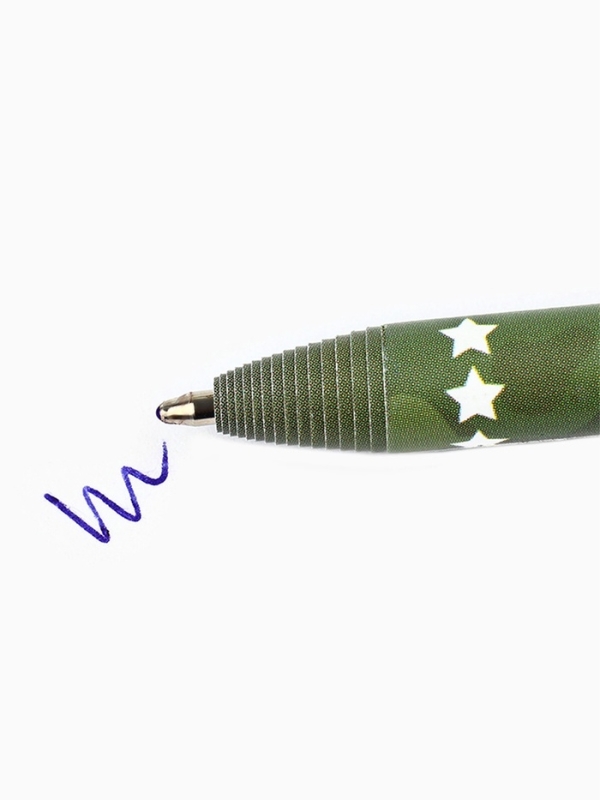 Набор "23 ФЕВРАЛЯ", блок бумаги 30 л, ручка синяя паста 1.0 мм и 5 шт наклеек