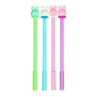 Ручка - прикол гелевая &laquo;Зайка&raquo; МИКС