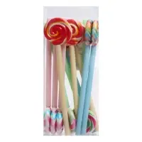 Ручка - прикол гелевая Calligrata &laquo;Леденец&raquo;, неавтоматическая, чёрные чернила, 0.38 мм, подарочная, МИКС