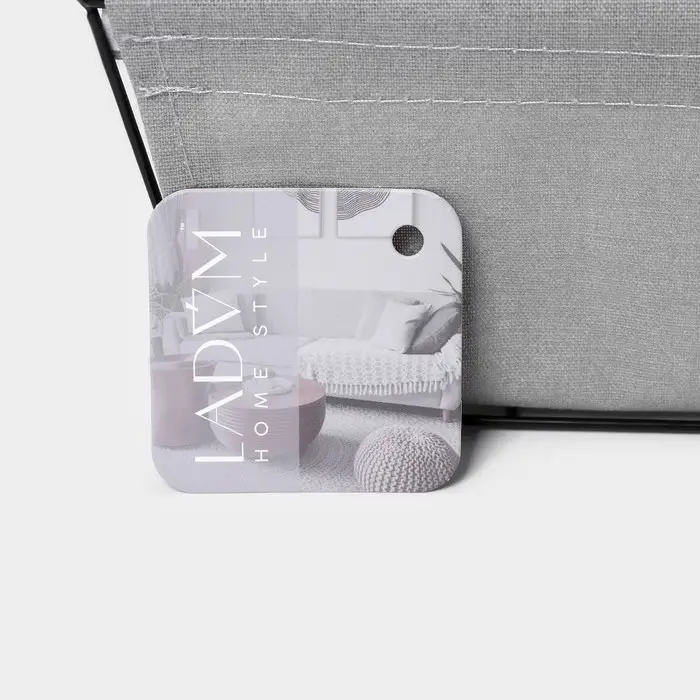 Корзина для хранения LaDom, 25&times;15&times;12 см, серая