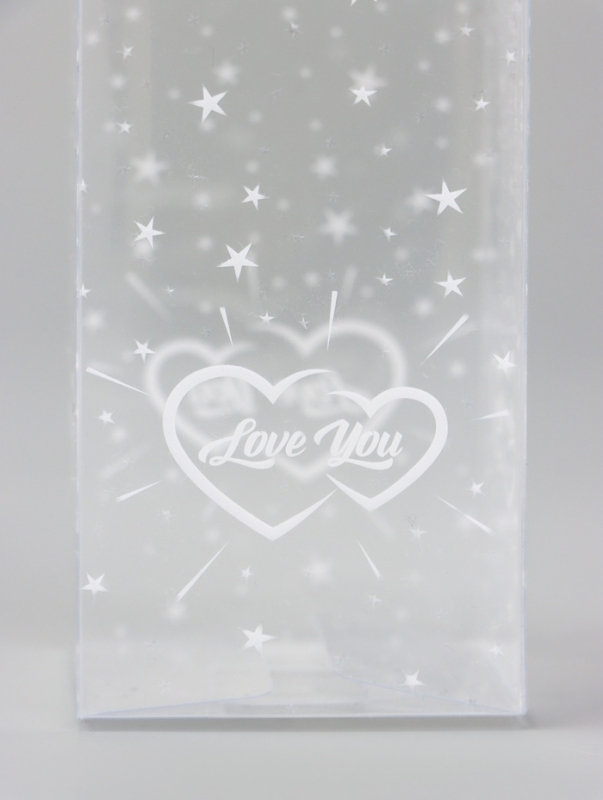 Складная коробка из PVC LOVE YOU, 5 х 5 х 12 см 5шт