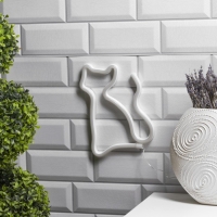 Неоновая вывеска &laquo;Кошка&raquo; 16 &times; 23 см, батарейки ААх3 (не в комплекте), USB, свечение тёплое белое