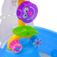 Столик игровой &laquo;Кораблик&raquo;, с песочным набором, 16 аксессуаров для игры с песком и водой, объём ведра 0,25 л