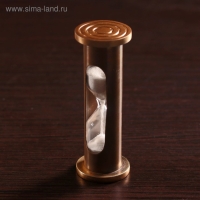 Песочные часы латунь "Антик" (1 мин) 3х3х9,5 см Песочные часы латунь "Антик" (1 мин) 3х3х9,5 см