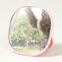 Зеркало карманное «Узор», с подставкой, 8 × 8 см, цвет чёрный Зеркало карманное «Узор», с подставкой, 8 × 8 см, цвет чёрный