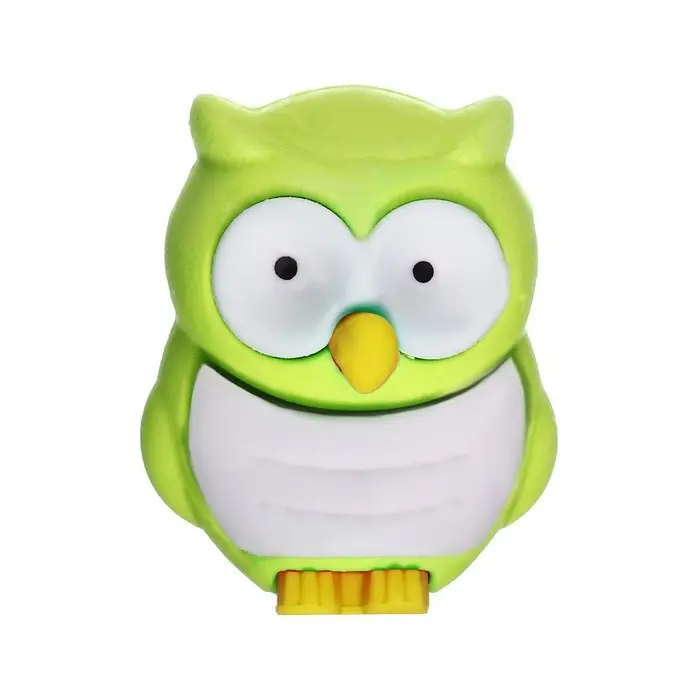 Ластик фигурный "Сова", в блистере, МИКС (штрихкод на штуке)