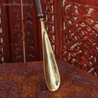 Ложка для обуви &laquo;Якорь&raquo;, 51&times;5.5&times;2.5 см, латунь