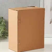 Сувенир керамика "Срез груши" белый с золотом 10х18х24,5 см