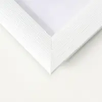 Фоторамка для фото 40х50 см "Luxe Elegance" пластик, белый, (пластик экран)