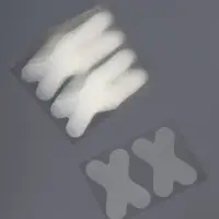 Пластины против храпа, набор - 30 шт., 5&times;3.5 см, на клеевой основе, на клеевой основе, прозрачные