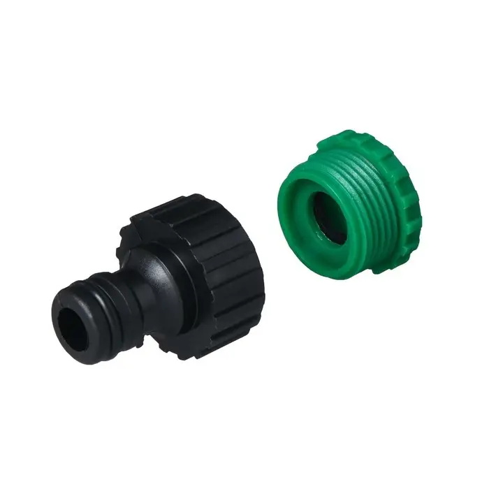 Штуцер, внутренняя резьба 1/2"&ndash;3/4", быстросъёмное соединение, пластик, МИКС, Greengo