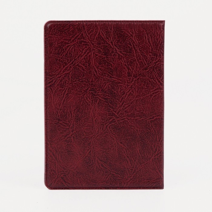 Обложка для пенсионного удостоверения, цвет бордовый