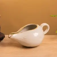 Соусник, 8&times;9&times;16 см, керамика, белый