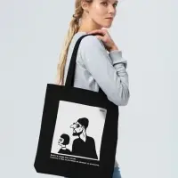 Холщовая сумка &laquo;Леон&raquo;, черная