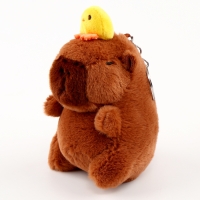 Мягкая игрушка &laquo;Капибара с уточкой&raquo;, на брелоке, 13 см