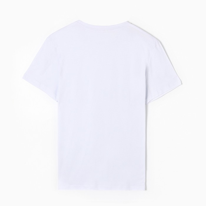 Футболка мужская, цвет белый, размер 56