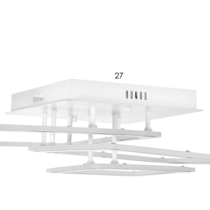 Люстра "Индира"с ПДУ LED 250Вт 3000-6000Вт белый 53,5х53,5х15см BayerLux