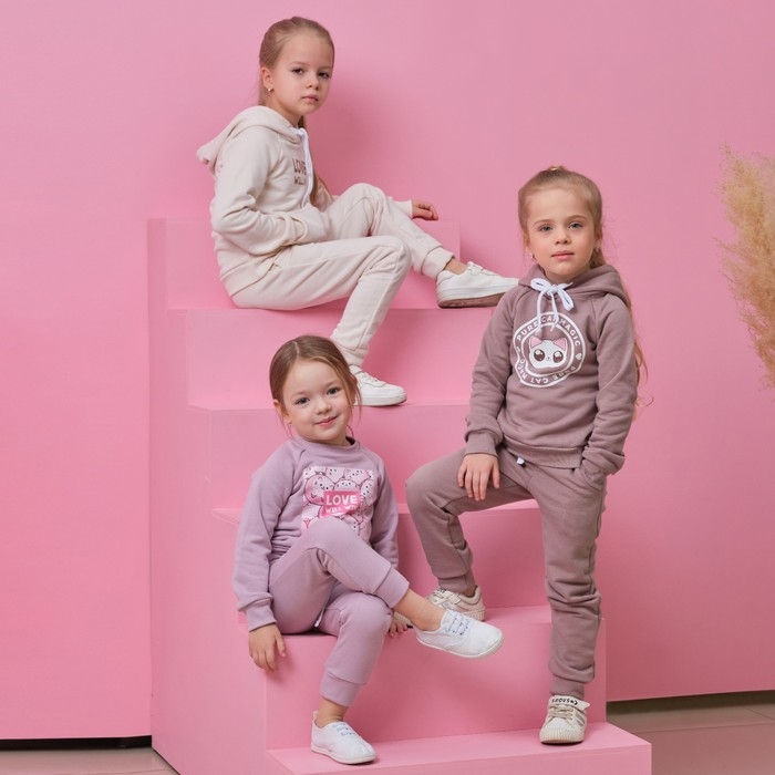 Брюки детские KAFTAN Брюки детские KAFTAN "Dream" р.32 (110-116), лиловый