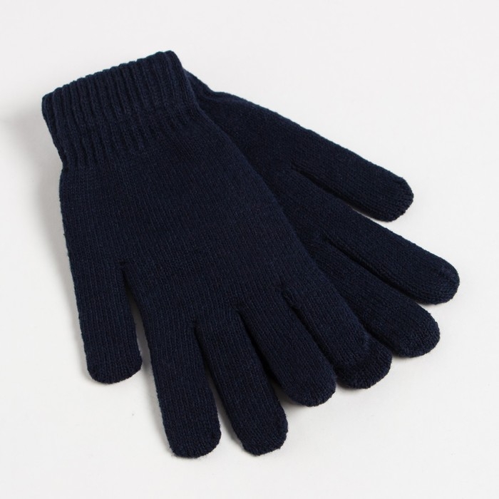 Перчатки мужские двойные, цвет микс, размер 8-9 (20-24)