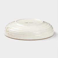 Тарелка фарфоровая глубокая Magistro &laquo;Церера&raquo;, 1,1 л, d=22 см, цвет белый