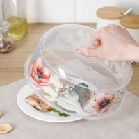 Крышка для СВЧ &laquo;Деко. Маки&raquo;, d=24.5 см