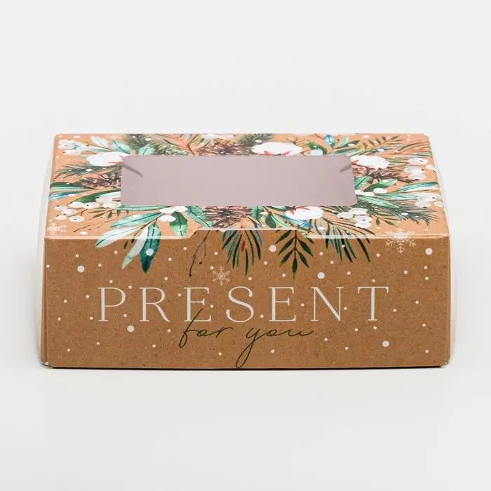 Коробка складная &laquo;Present&raquo;, 10 х 8 х 3.5 см