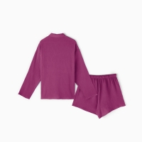 Комплект женский (рубашка, шорты) KAFTAN Basic р. 40-42 сиреневый