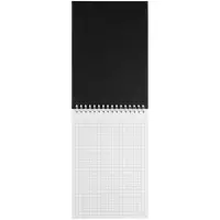 Блокнот Dali Mini в клетку, черный