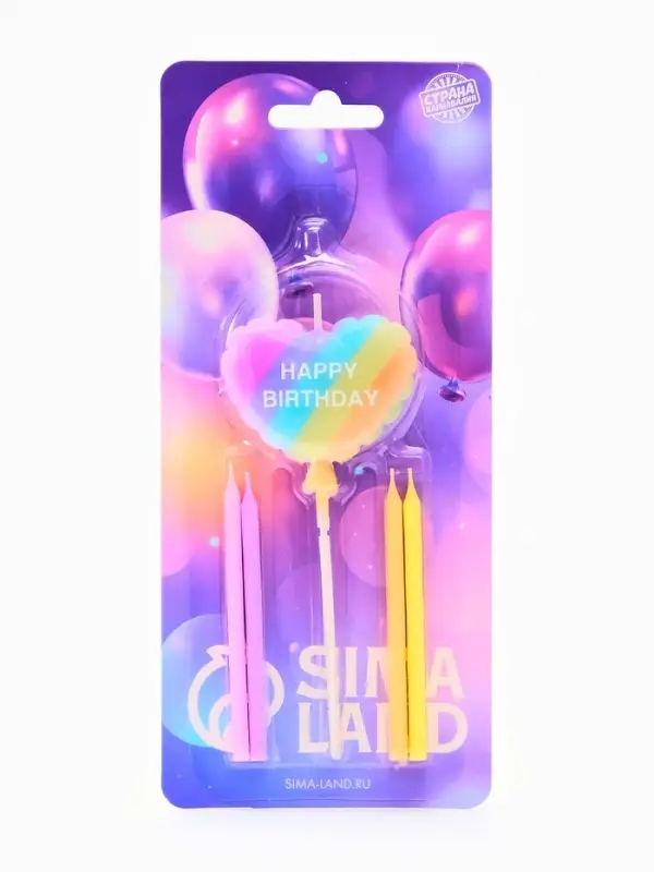 Набор свечей для торта &laquo;Happy Birhday&raquo;