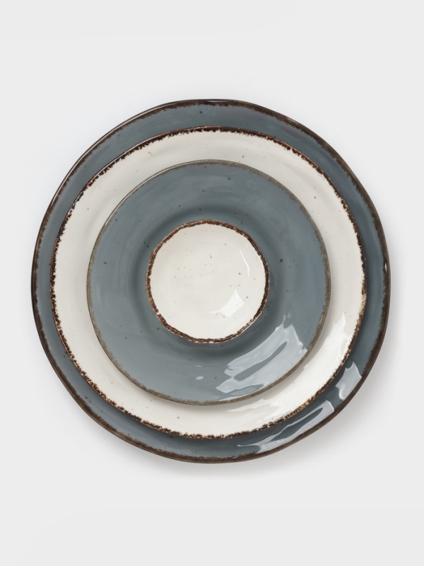 Тарелка  Magistro "Alpine Frost" 23см 23,7х23,1х3,5 цвет белый