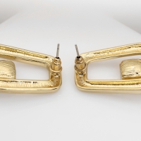 Серьги со стразами &laquo;Блеск вечера&raquo; первая леди, цвет белый в золоте