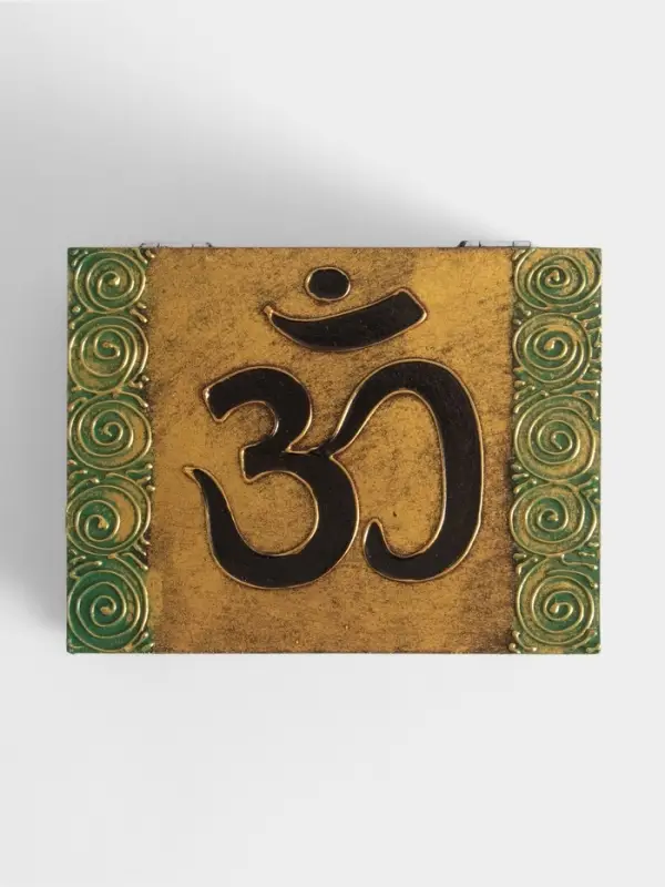 Шкатулка &laquo;Ом&raquo;, 19&times;15&times;7 см, МДФ