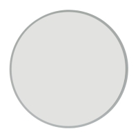 Зеркало интерьерное настенное круглое c окантовкой d=50 см, белый